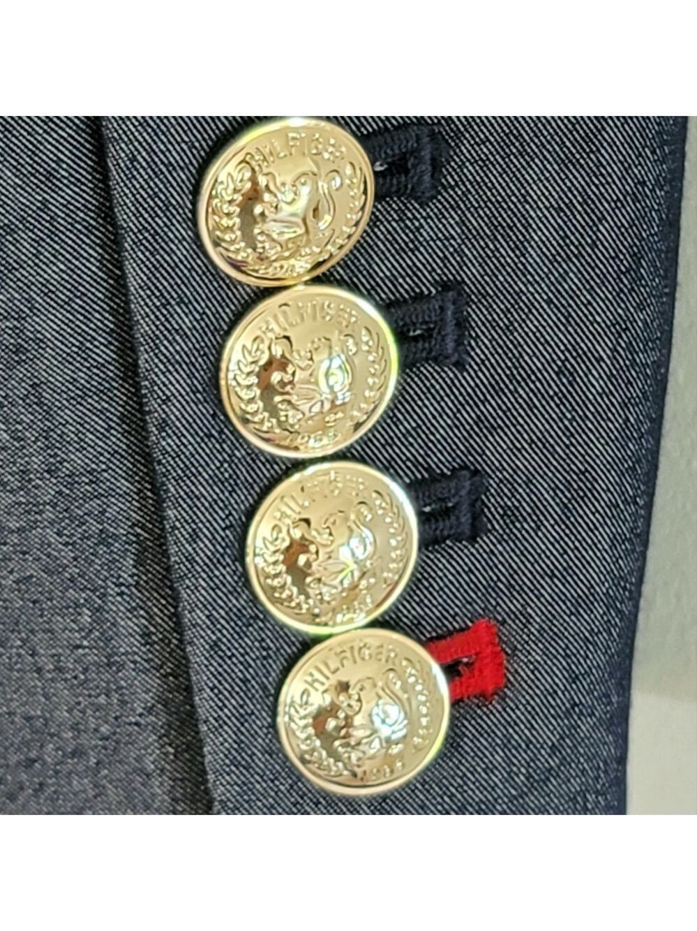 Tommy Hilfiger One Button Crested Blazer Size 4